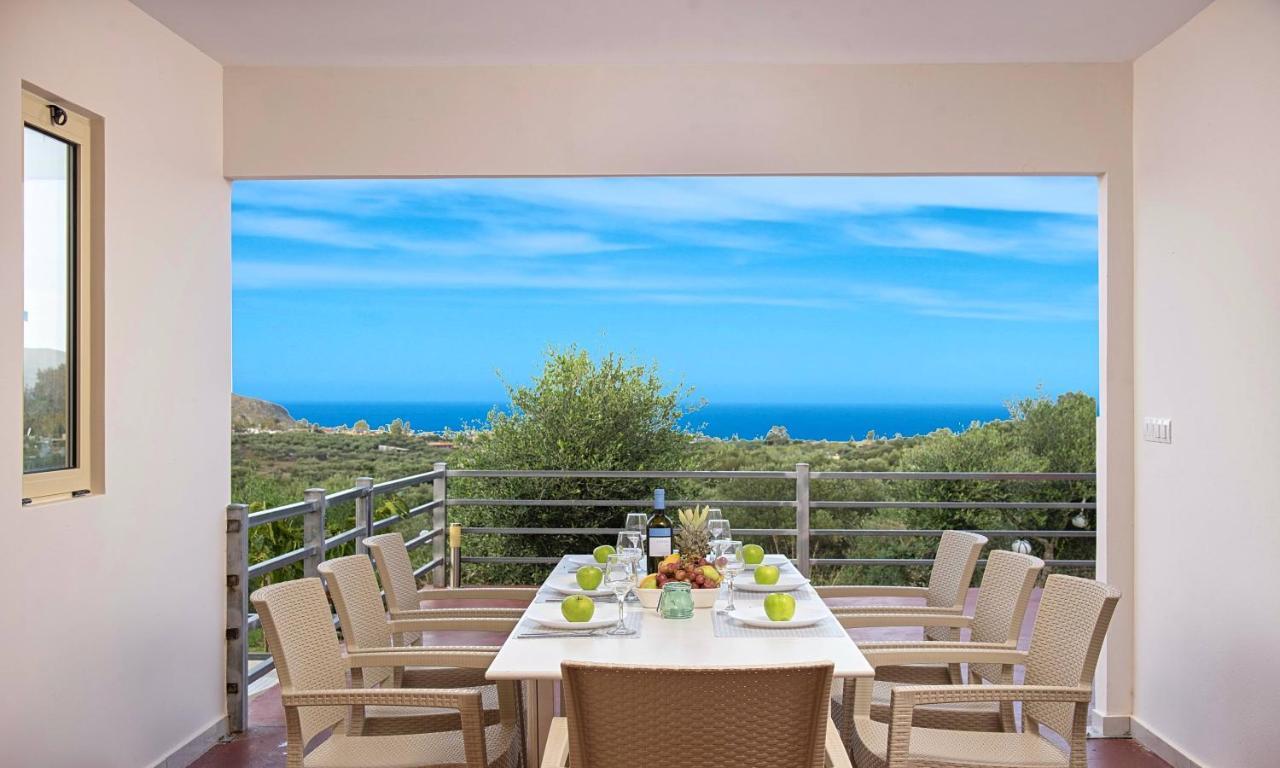 Aqua Blue Villas With Heated Pool Mathés Exterior foto