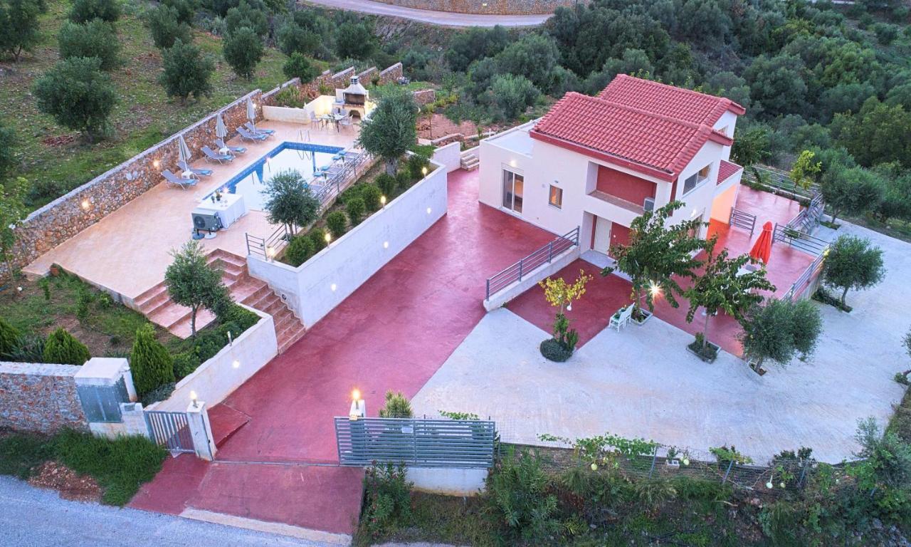 Aqua Blue Villas With Heated Pool Mathés Exterior foto